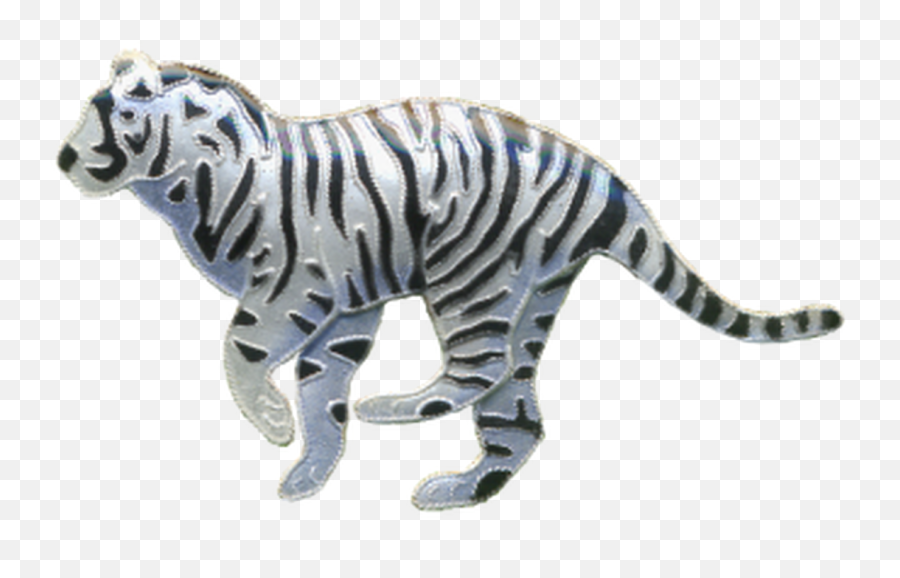 White Tiger Pin Nature Jewelry - Siberian Tiger Png,White Tiger Png