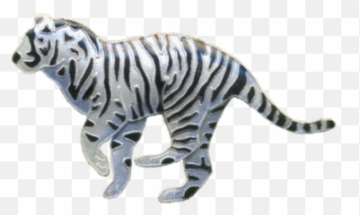 White Tiger Pin Nature Jewelry - Siberian Tiger Png,White Tiger Png