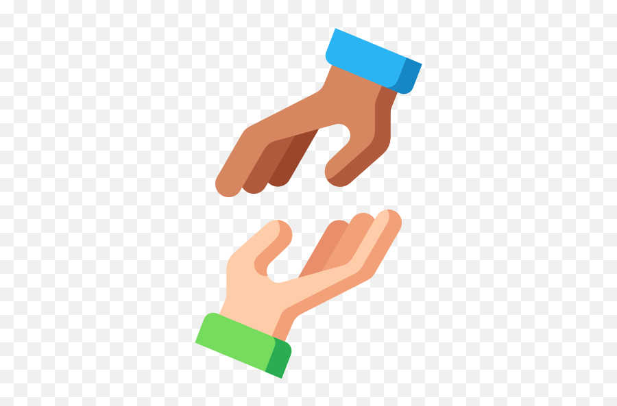 Helping Hands - Helping Hand Flat Icon Png,Helping Hands Png