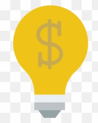 Idea Light Bulb Png Icon - Vector