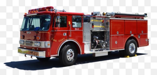 Fire Truck Background Png Mart - Transparent