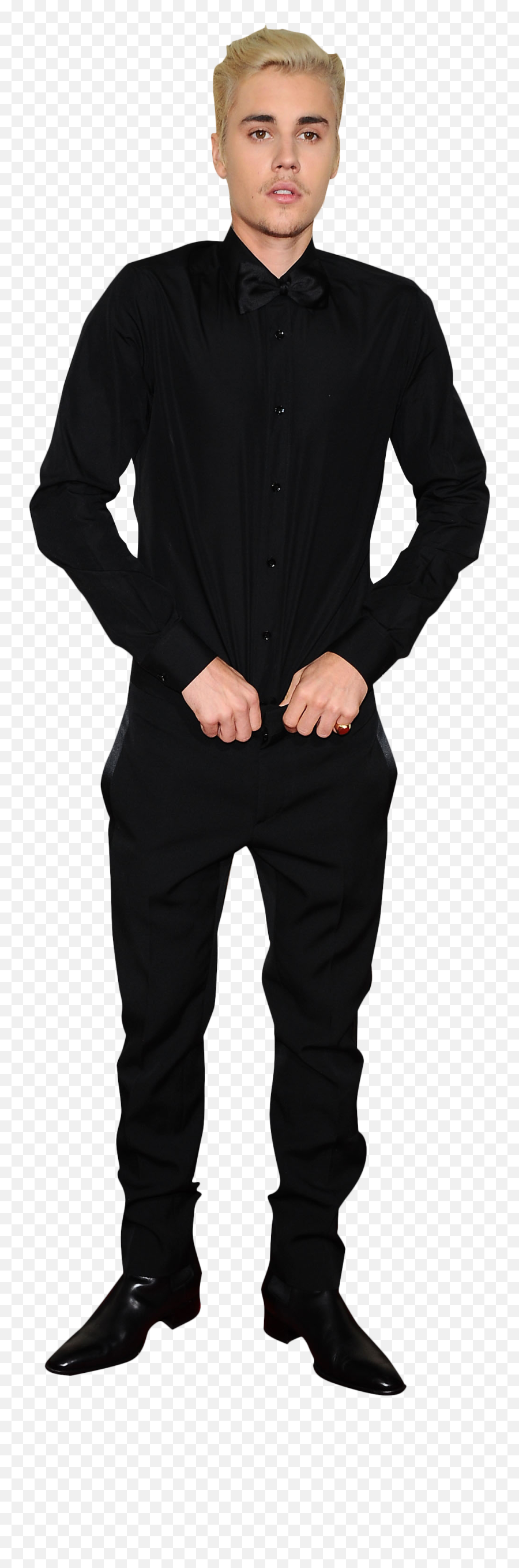 Download Justin Bieber In Black Png Image For Free - Portable Network Graphics,Black Suit Png
