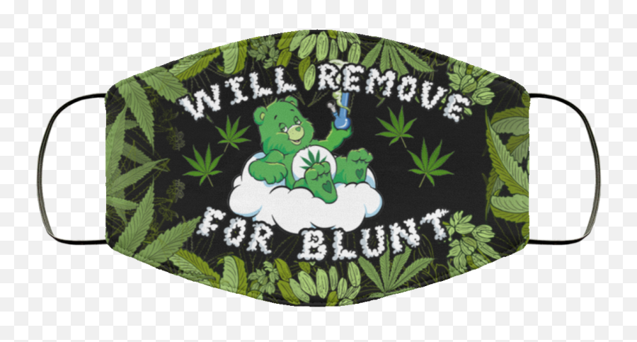 Bear Smoke Weed With Bong Will Remove For Blunt Washable Reusable Custom - Printed Cloth Face Mask Cover Pi Kappa Alpha Mask Png,Weed Blunt Png