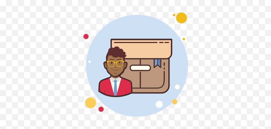 Man In Red Jacket Product Box Icon - Happy Png,Box Icon