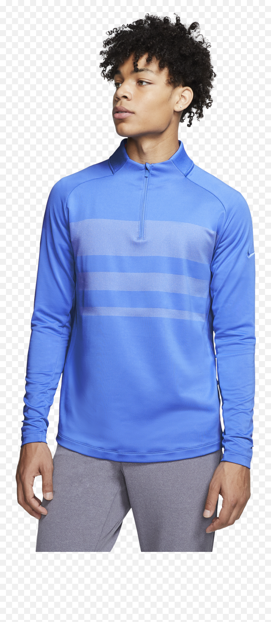 Nike Dri Fit Golf Jacket Mens Vapor 1 2 Zip Blue Png - fit Icon Heather Polo