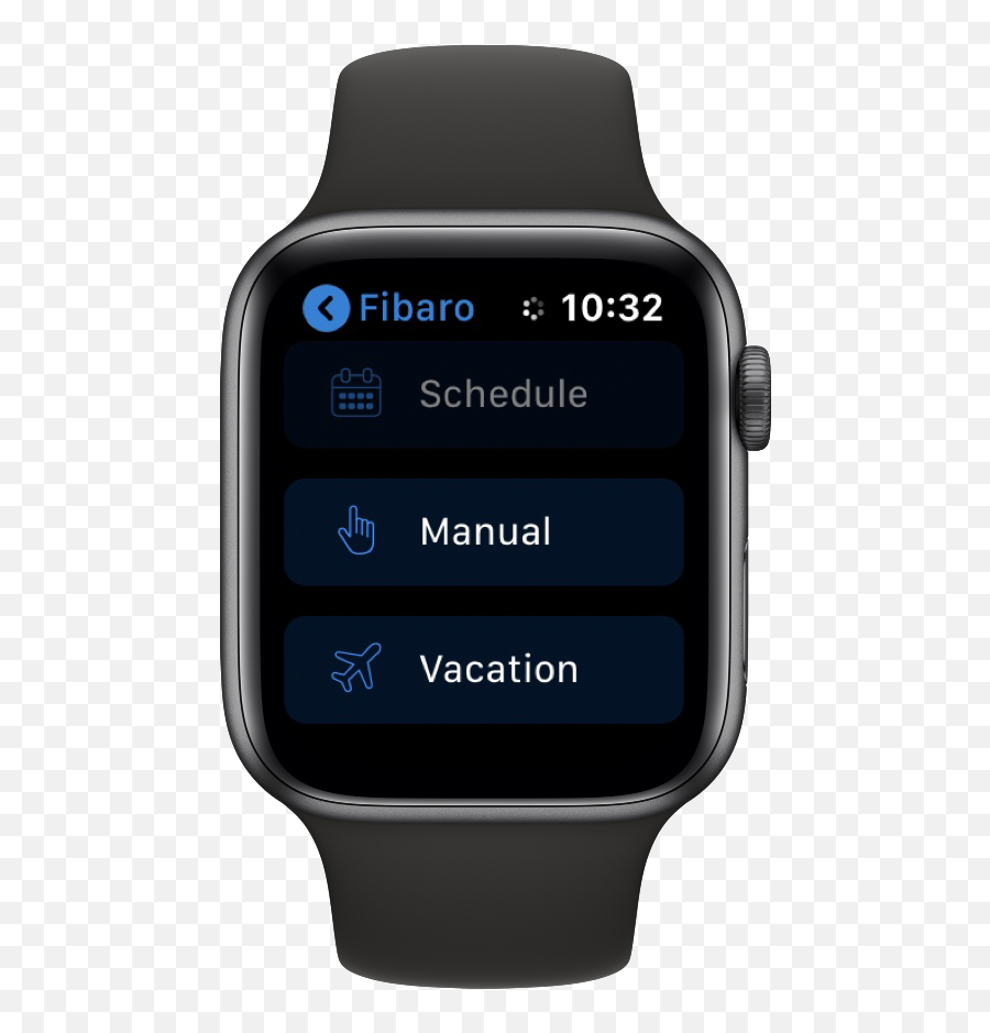 Fibaro Apple Watch App Manuals - Apple Watch 6 Space Gray 44 Mm Solo Loop Blue Png,Fiba Icon