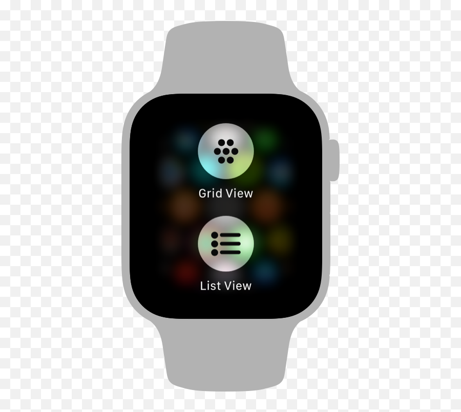 Menus - Elements Watchos Human Interface Guidelines Ui Design Watch Frame Png,3 Lines Menu Icon