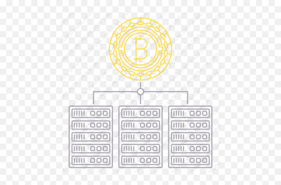 Download Blockchain Servers Vector Icon - Circle Png,Servers Icon Png