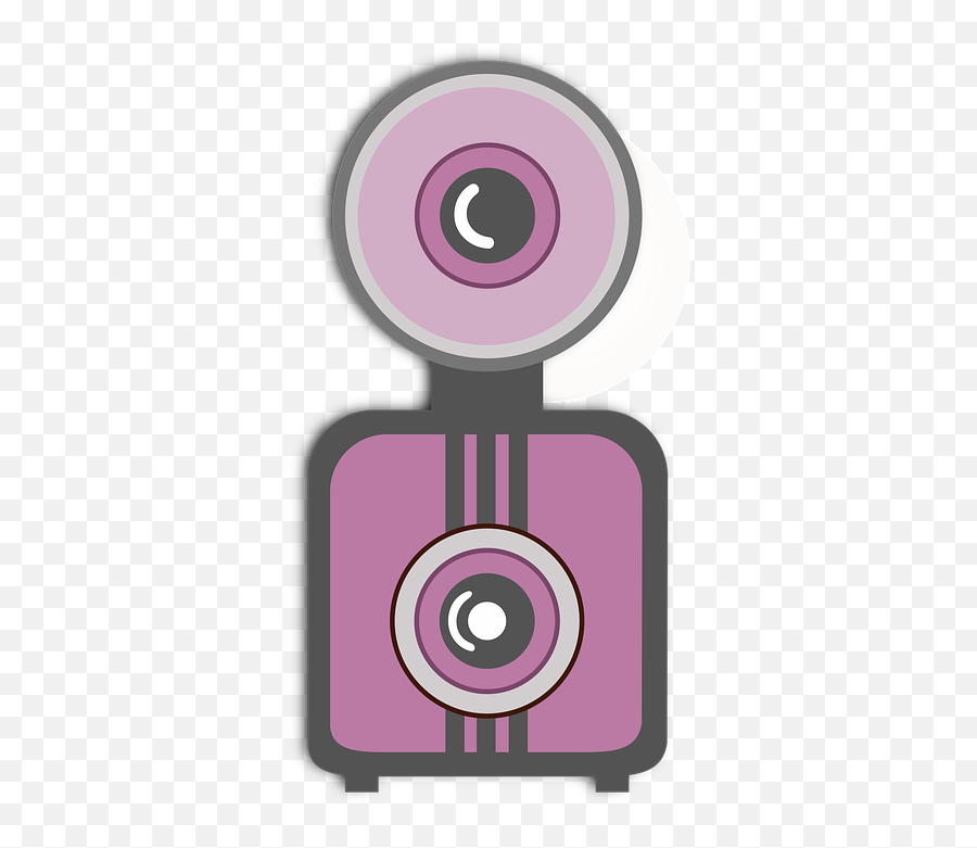 Flat Vintage Equipment Camera Pink Icon - Camera Png,Pink Clip Art Icon