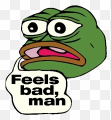 Index - Pepe The Frog Feels Bad Man png