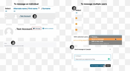 Students Using Moodle Messaging - Vertical png