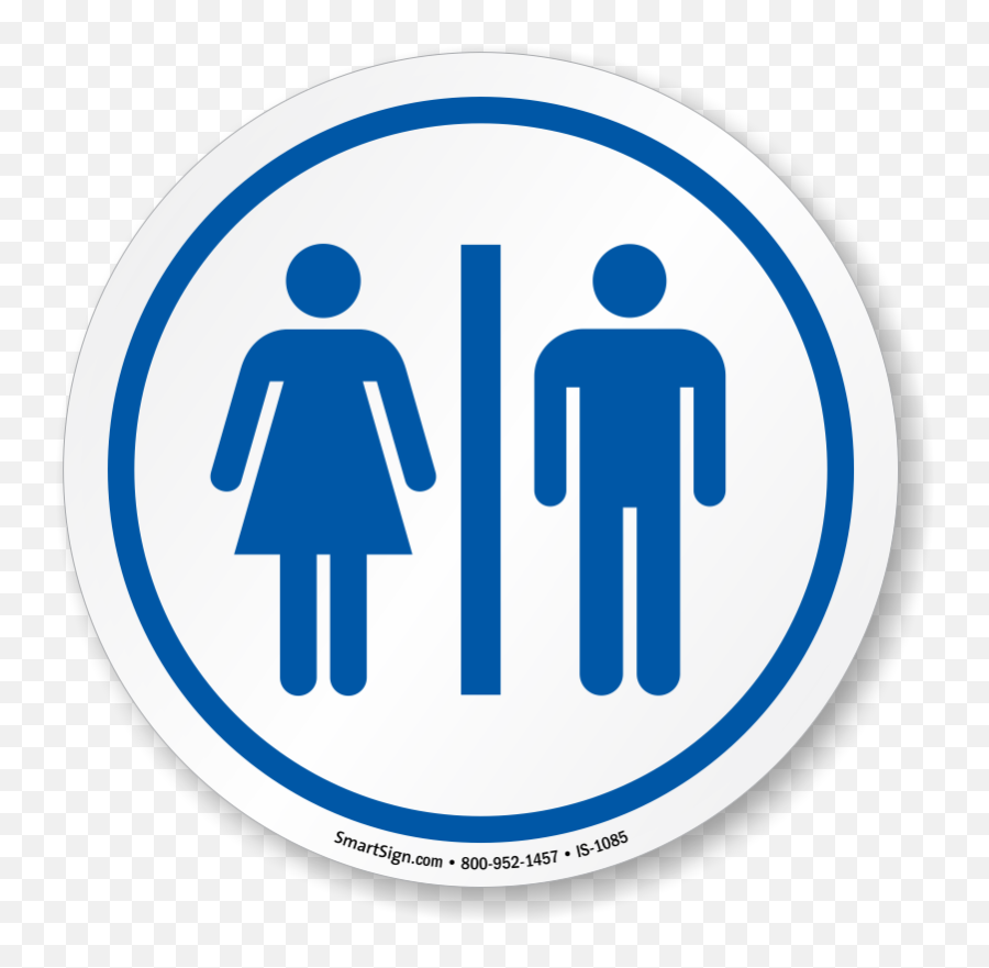Iso Restrooms Sign - Men Women Bathroom Sign Png,Restrooms Icon