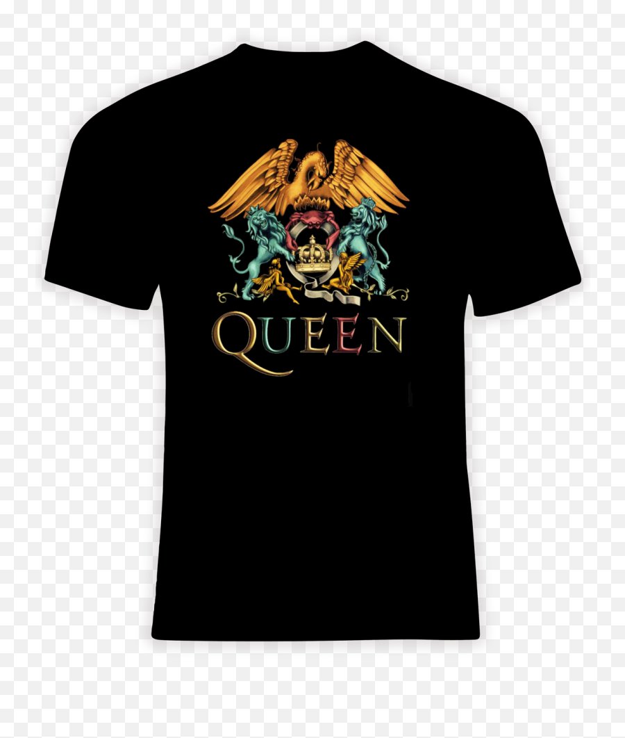 Queen Metallic Colored Logo T Shirt Shirtphoenix Teez - Metal Tour Of The Year Shirt Png,Queen Logo