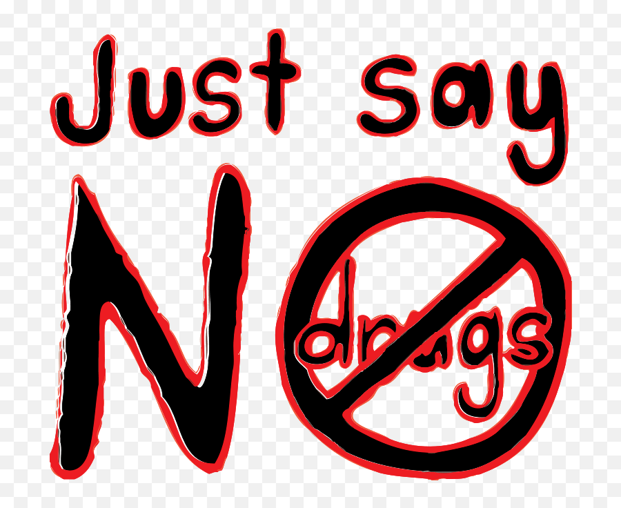 Just Say No Drugs Png Pnglib U2013 Free Library - Just Say No To Drygs Transparent,No Drugs Icon