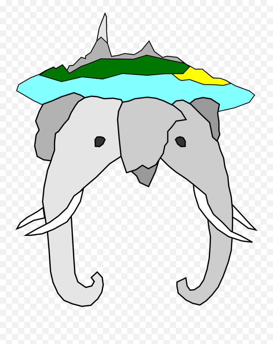 Filediscworld Iconsvg - Wikimedia Commons Elephant Hyde Png,Elephant Tusk Icon