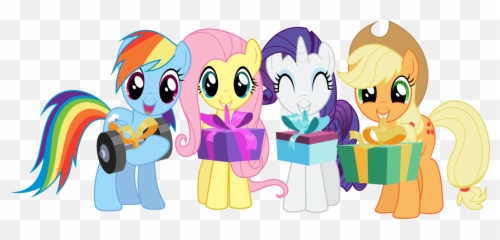 My Little Pony Birthday Png Picture - Little Pony Birthday Vector,Pony Png