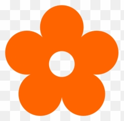 Flowers Clipart Orange - Different Color Flowers Clipart Png,Orange Flowers Png