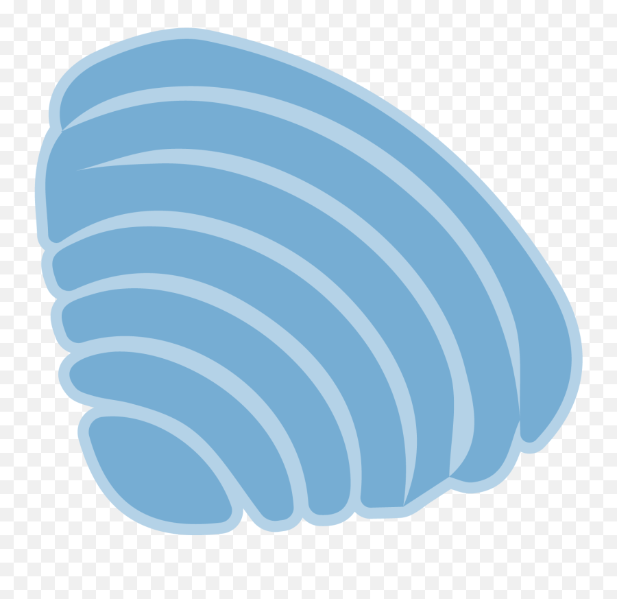 Deep Blue Seashell 2 Svg Cut File - Horizontal Png,Seashell Icon
