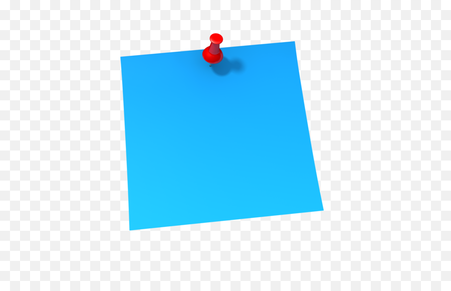 Blue Sticky Note Png Image - Blue Sticky Note Png,Transparent Sticky Notes