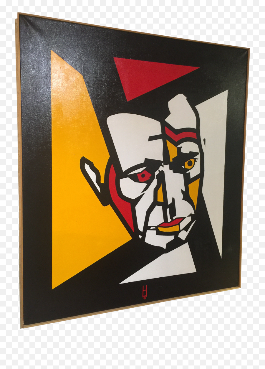 1990s Large Earl Hubbard Painting - Fine Arts Png,Pop Art Icon