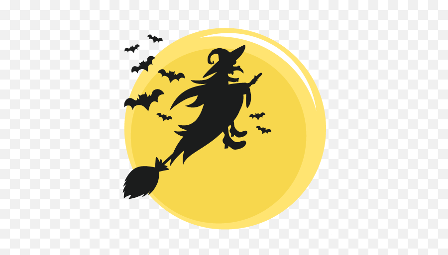 Picture Of A Halloween Witch Free Download Clip Art - Clipart Halloween Witch Png,Witch Silhouette Png