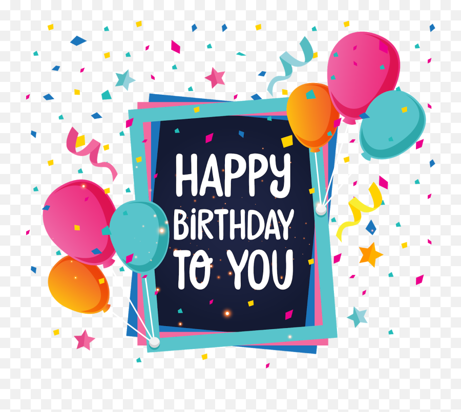 Download Greeting Happy Birthday Png - Transparent Background Happy Birthday Png,Happy Birthday Png Transparent