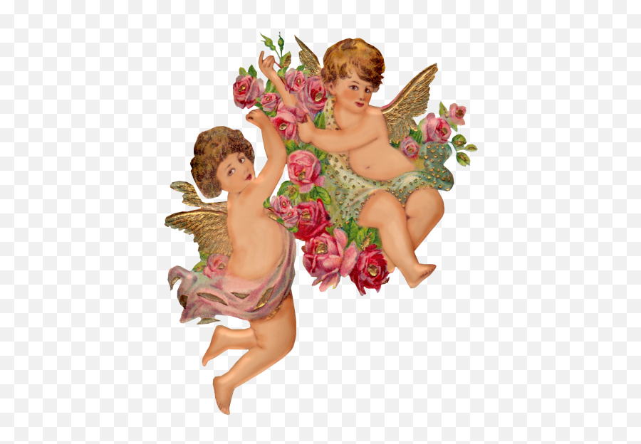 Vintage Angel Cherub Clipart Free Stock Photo - Public Vintage Cupids Png,Cherubim Icon