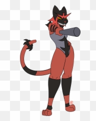 Zoey The Incineroar U2014 Weasyl - Cartoon Png,Incineroar Png