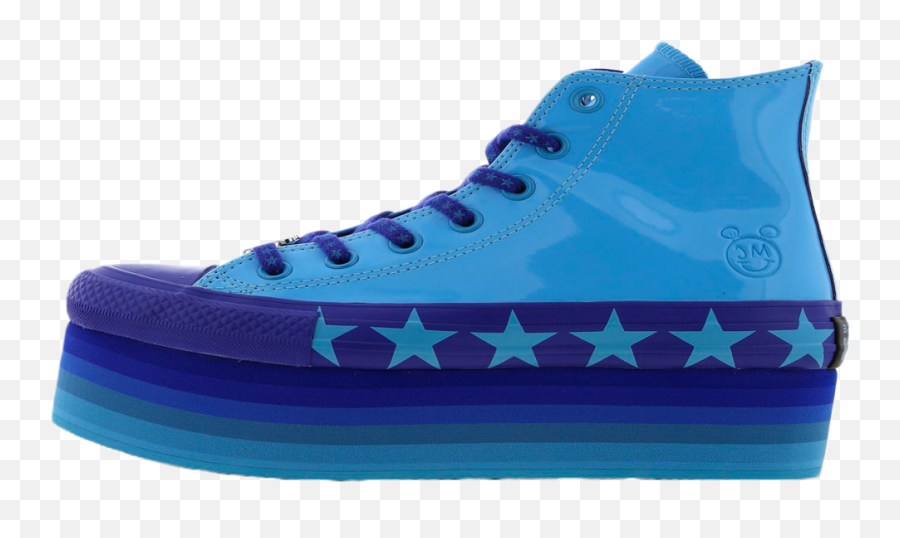 Converse X Miley Cyrus Chuck Taylor All Star Platform Blue The Sole Womens  - Skate Shoe png - free transparent png images - pngaaa.com