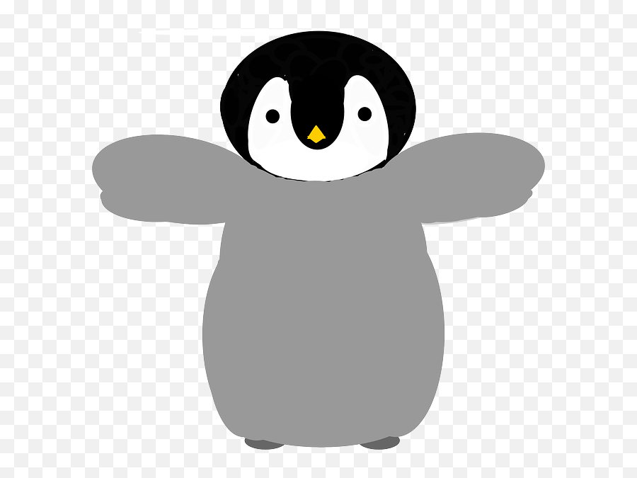 Baby Tux Penguin Linux Cartoon Bird Cute - Public Penguin Clip Art Png,Tux Png