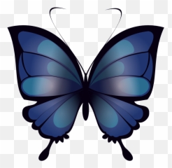 Download Hd Mariposa Azul Blue By - Butterflies Png,Mariposa Png