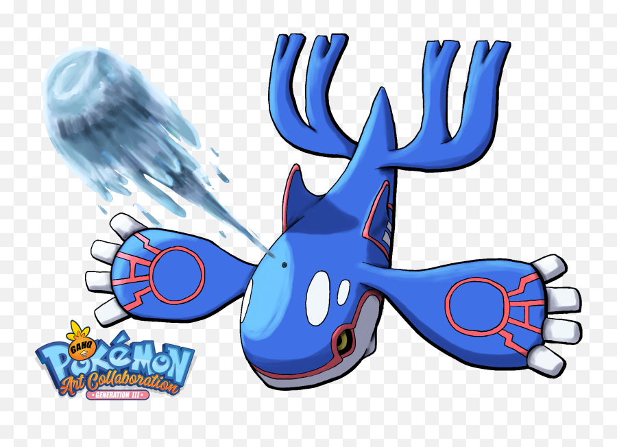 Pokemon Generation Iii Art Tribute Kyogre - Clip Art Png,Articuno Png