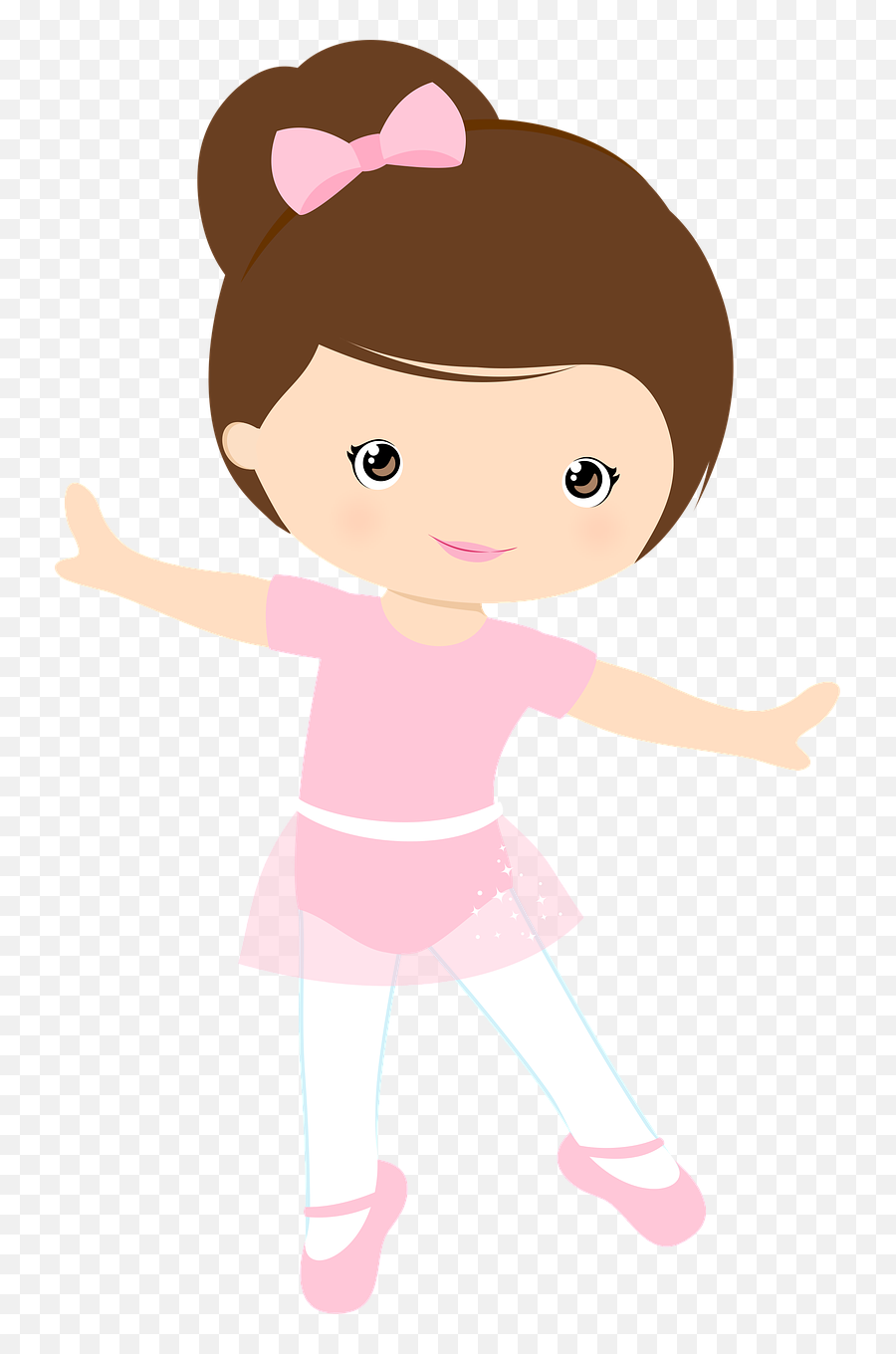 Free Image - Little Girl Ballerina Cartoon Png,Ballet Png