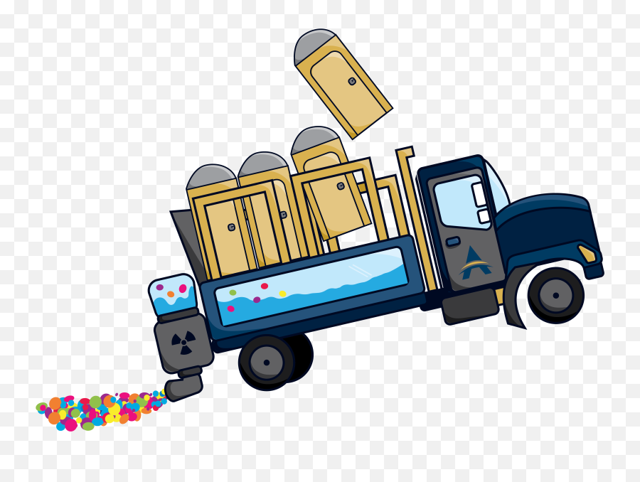 Porta Potty Truck For Game App Development - Tow Truck Truck Png,Tow Truck Png