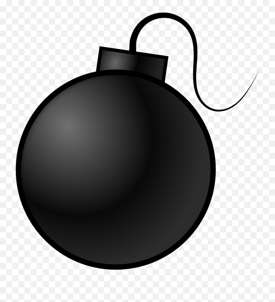 Bomb Icon Clipart - Bomba Blanco Y Negro Png,Bomb Transparent