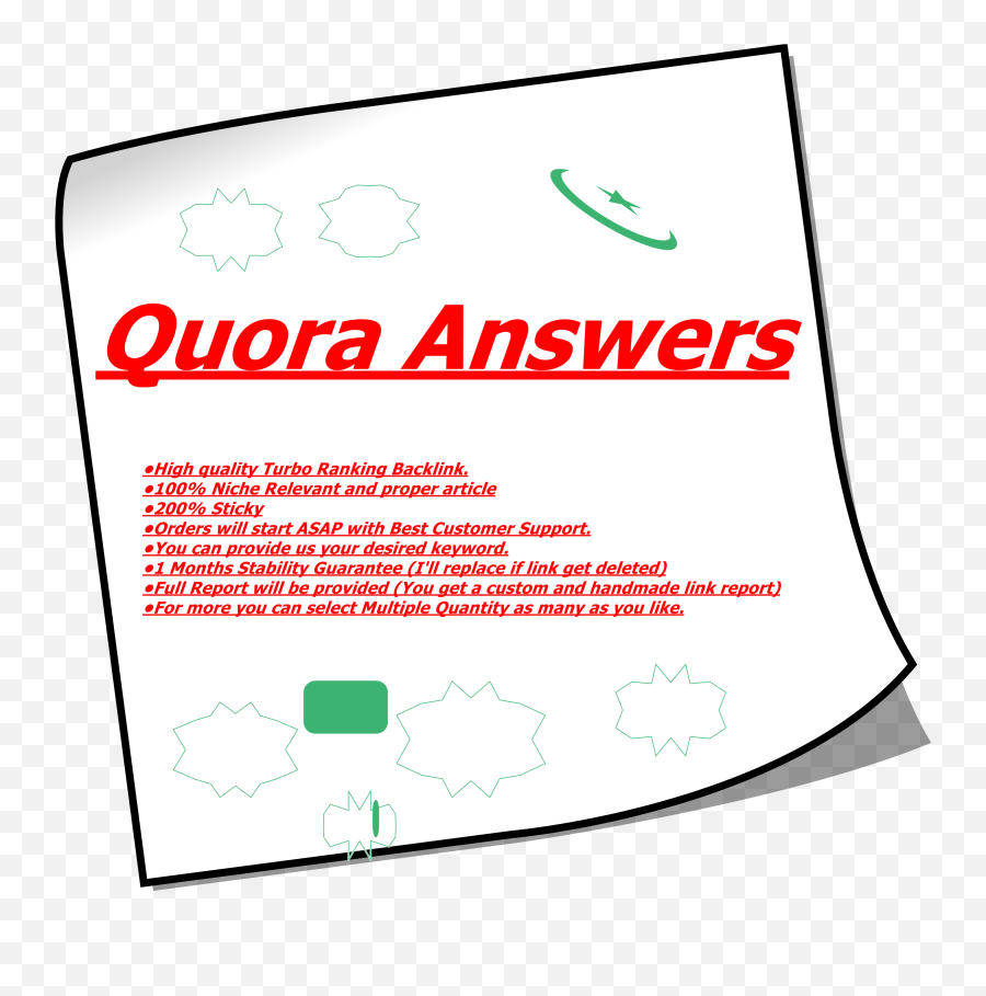 Promote Your Website With 20 Quora Answers For 10 - Seoclerks Illustration Png,Quora Logo