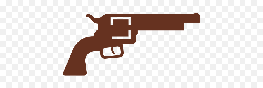 Revolver Gun Outline Illustration - Transparent Png U0026 Svg Ranged Weapon,Revolver Transparent