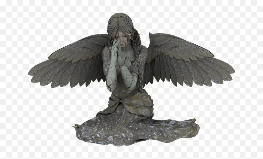 Angel Statue Png Image - Dark Angel Statue Png,Angel Statue Png