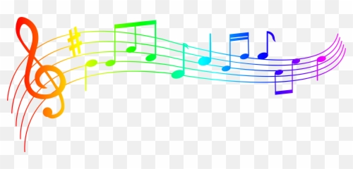 Music Notes Png Clipart - Colorful Transparent