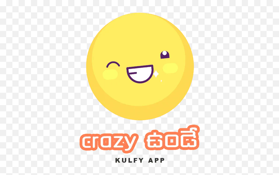 Crazy Undey Sticker - Emoji Text Stickers Super Kulfy Smiley Png,Crazy Emoji Png