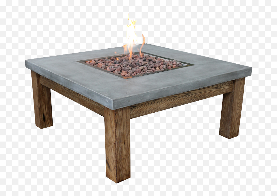 Concrete Table Fire Pit Png Image - Garden Tables Fire Pit,Fire Pit Png