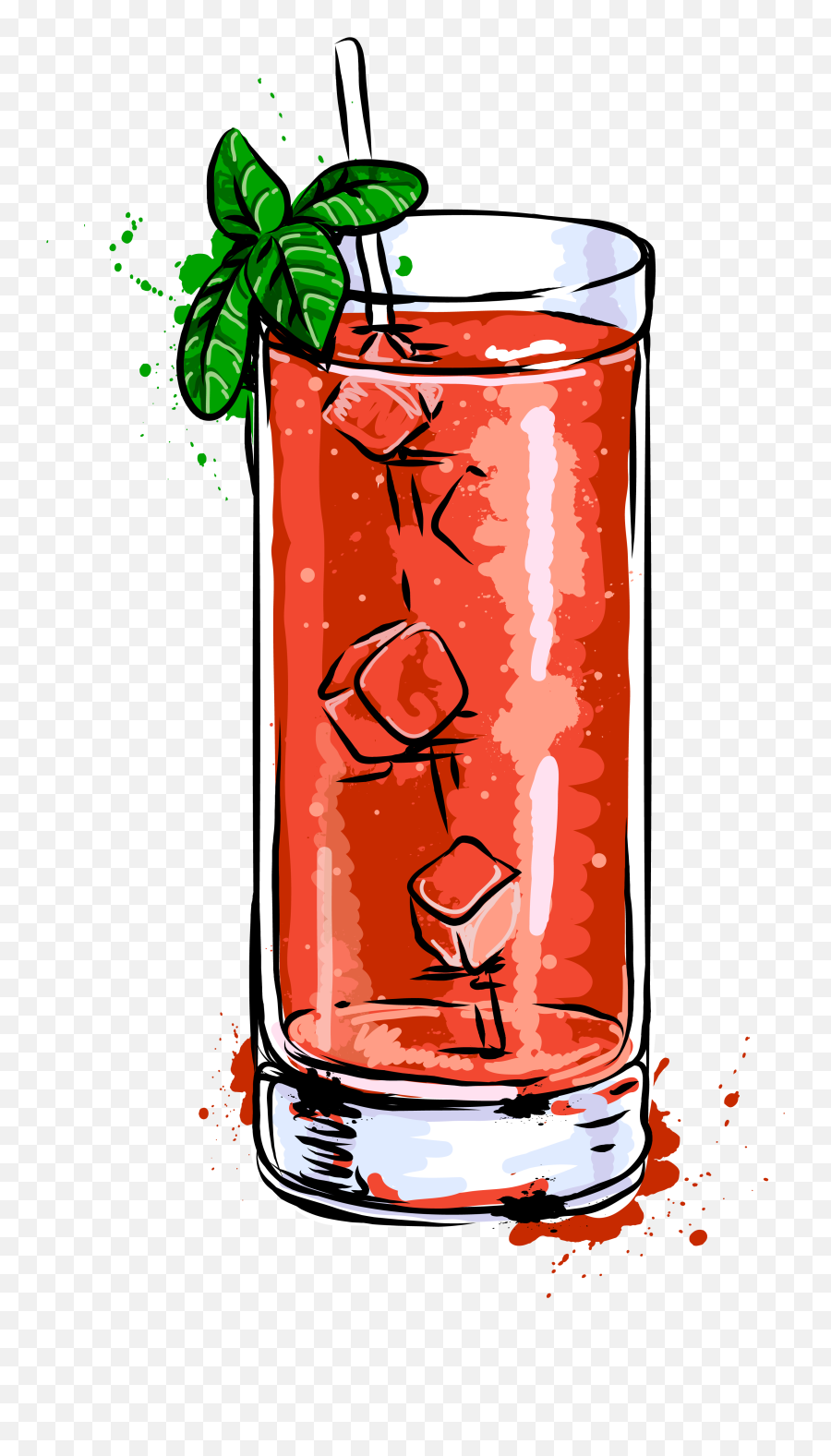 Cocktail Bloody Mary Drawing Png Image - Bloody Mary Drawing,Bloody Mary Png
