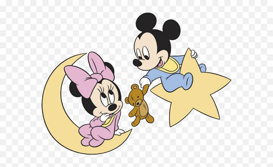 Baby Mickey And Minnie Png