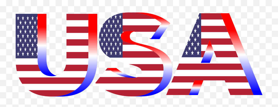 Usa Flag - Usa In Red White And Blue Png,American Flag Transparent Background