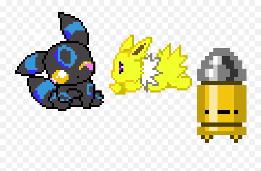 Fuse Bead Stuff - Pixel Art Pokemon Umbreon Clipart Full Enter The Gungeon Bullets Png,Umbreon Png