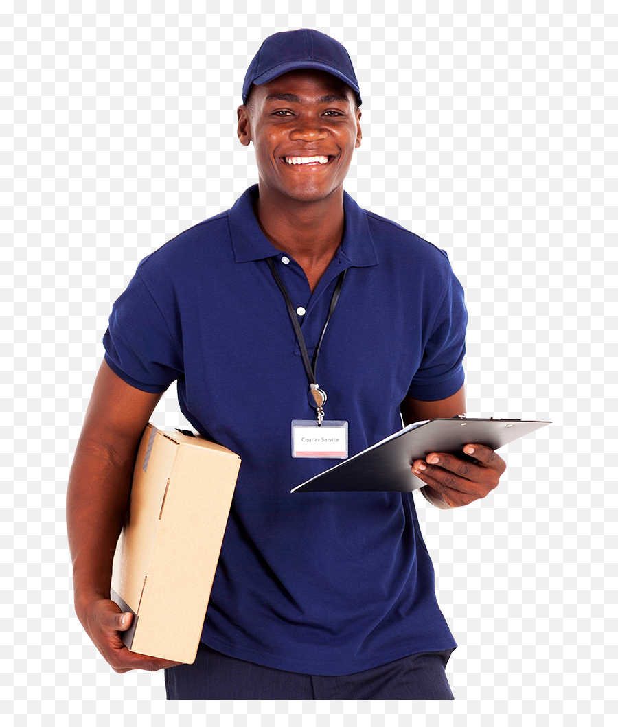 Download Man - African American Delivery Man Png Black Delivery Man Png,African American Png