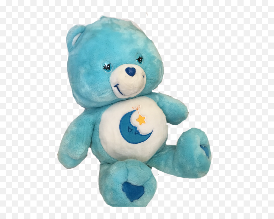 25 Inch Jumbo Care Bears Bedtime Bear With Moon And Star Tummy 2002 - Care Bears Png,Care Bear Png