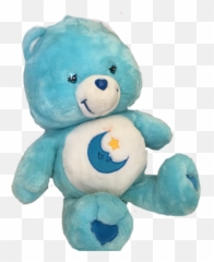 25 Inch Jumbo Care Bears Bedtime Bear With Moon And Star Tummy 2002 - Care Bears Png,Care Bear Png