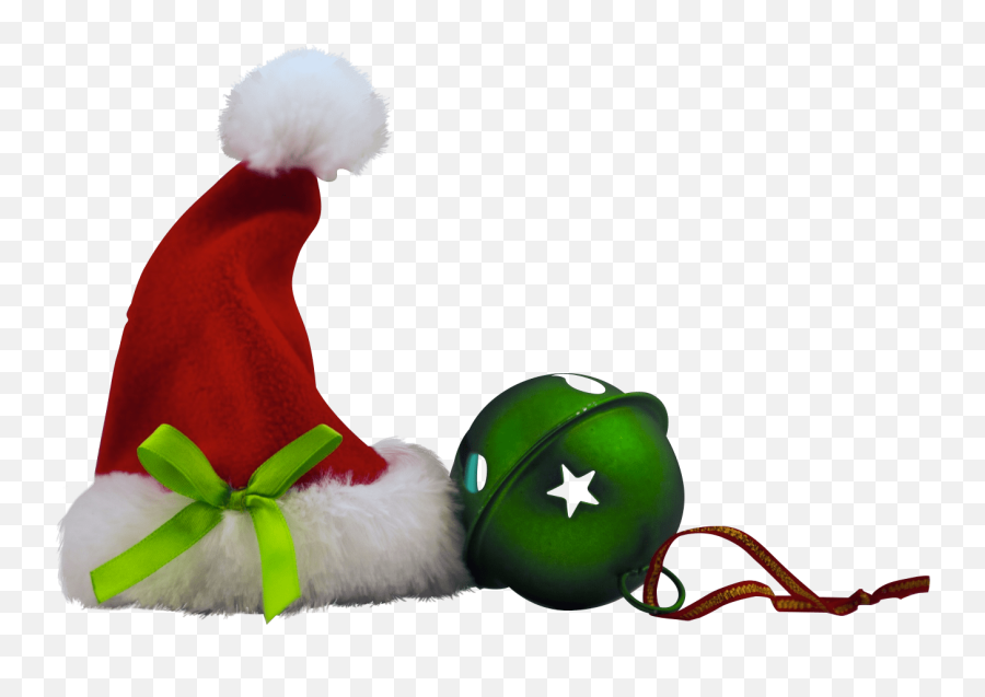 Download Christmas Hat And Bell Transparent Png - Stickpng Navideño Png,Christmas Hat Png
