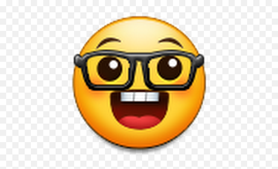 Nerd Face Emoji Samsung - Samsung Nerd Face Emoji Png,Nerd Emoji Png